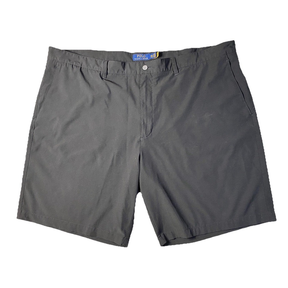 Polo Ralph Lauren Shorts Mens 44B 9" Black Performance Golf Chino Tech Stretch